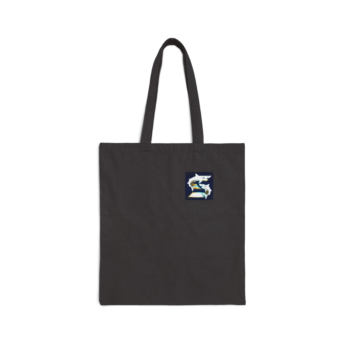 Shark Coin Canvas Tote