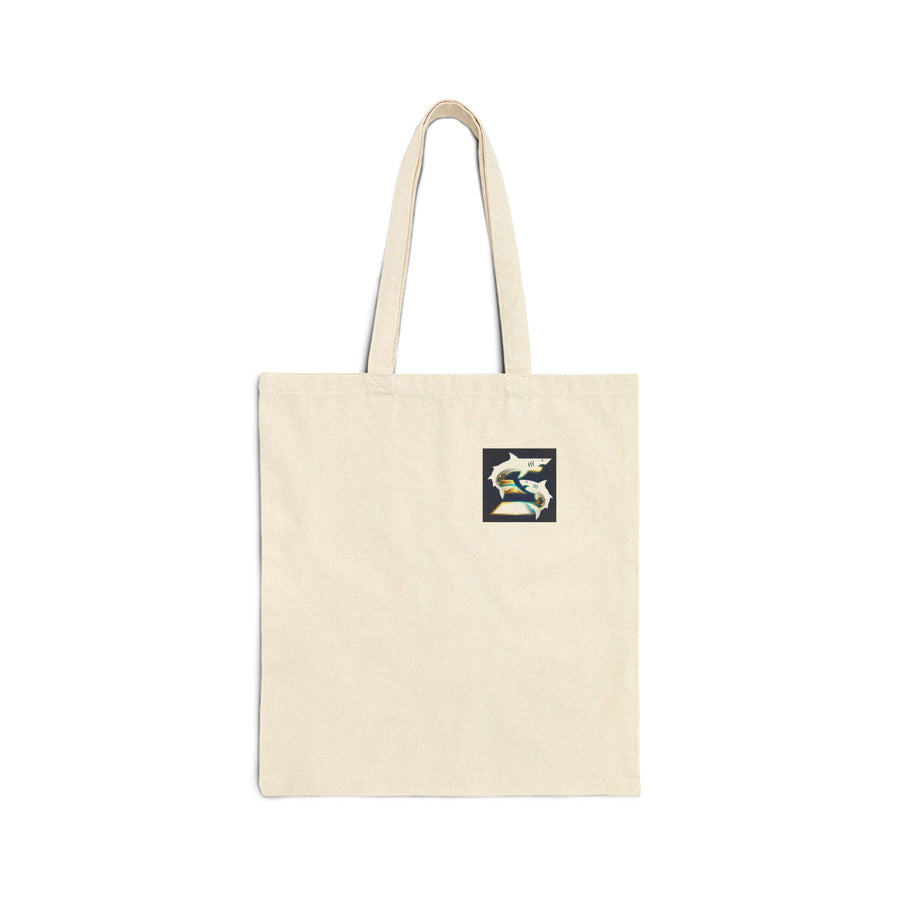 Shark Coin Canvas Tote