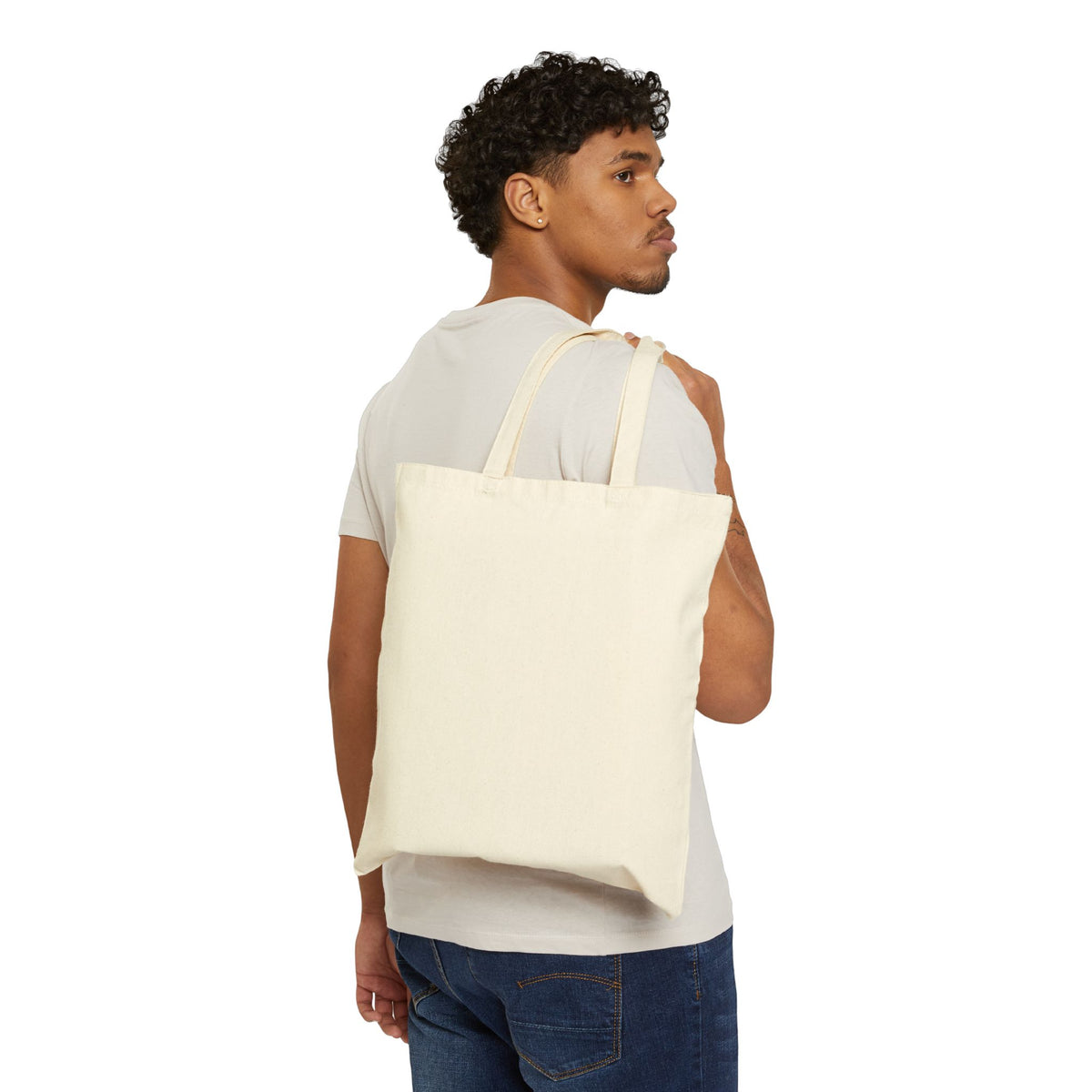 Shark Coin Canvas Tote